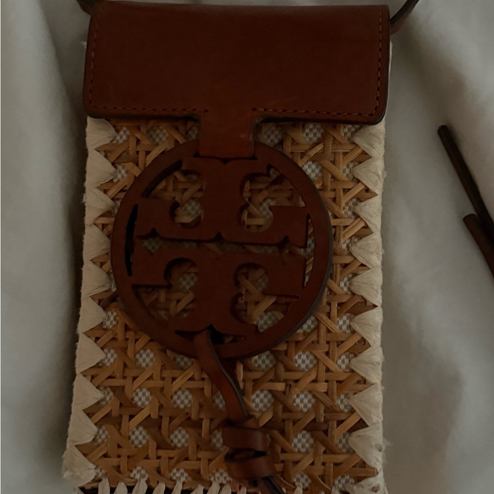 Tory Burch Brown and Tan Crossbody Bag